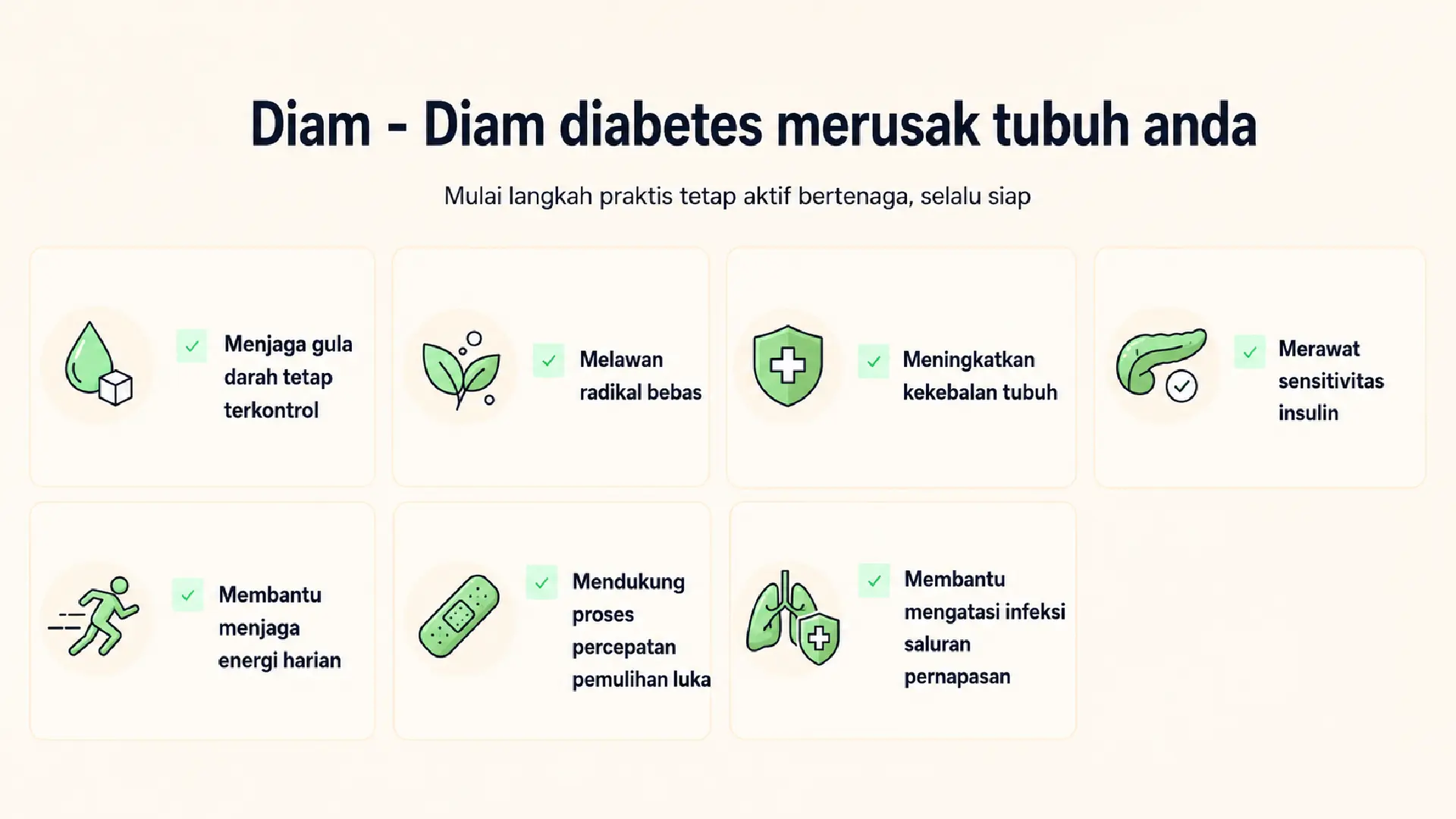 Diam-diam diabetes merusak tubuh