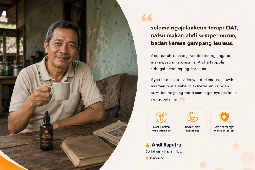 Kisah transformasi pengguna Alpha Propolis 44